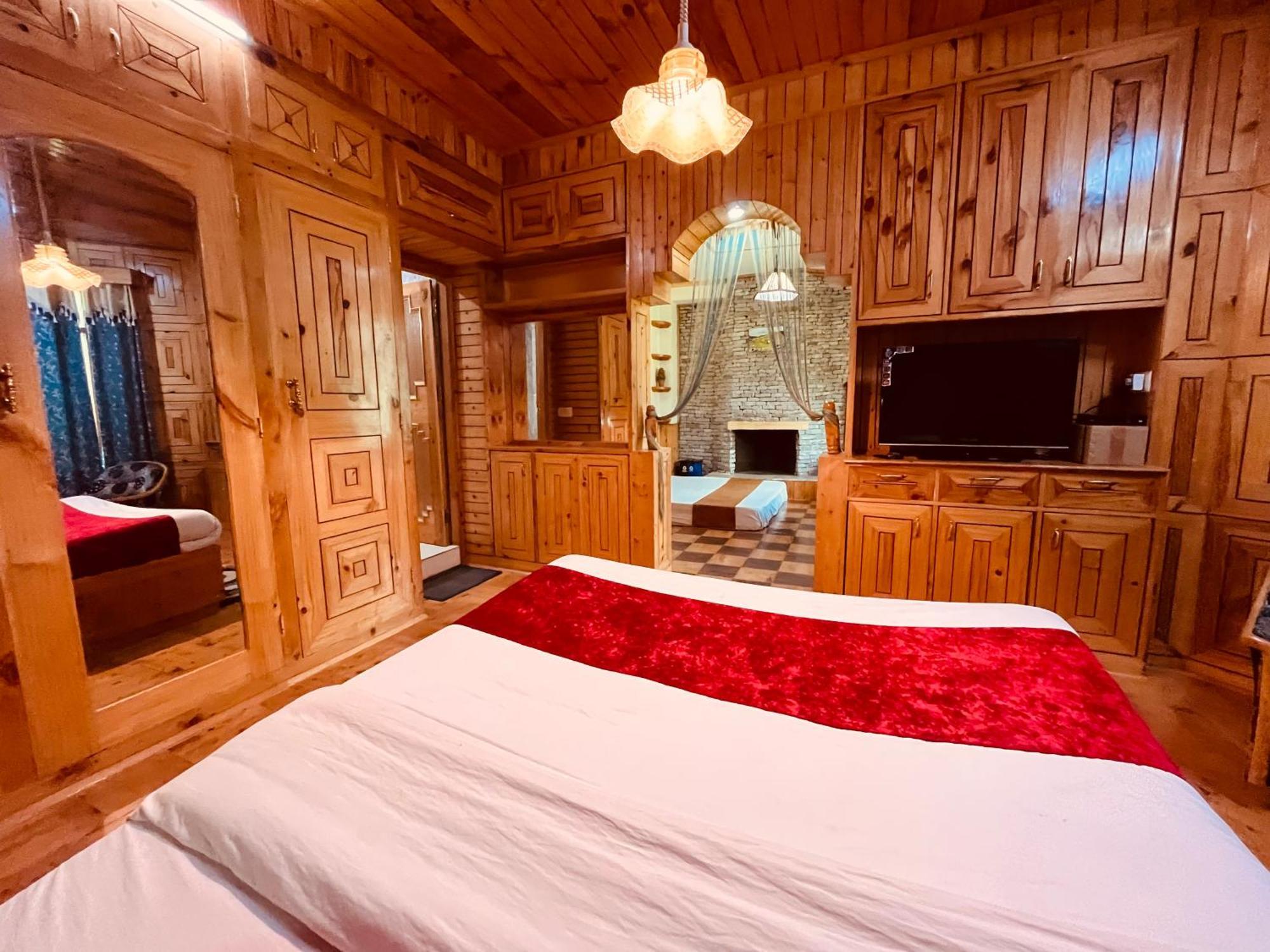 Woods Villa Cottage, Manali Manāli Exterior foto