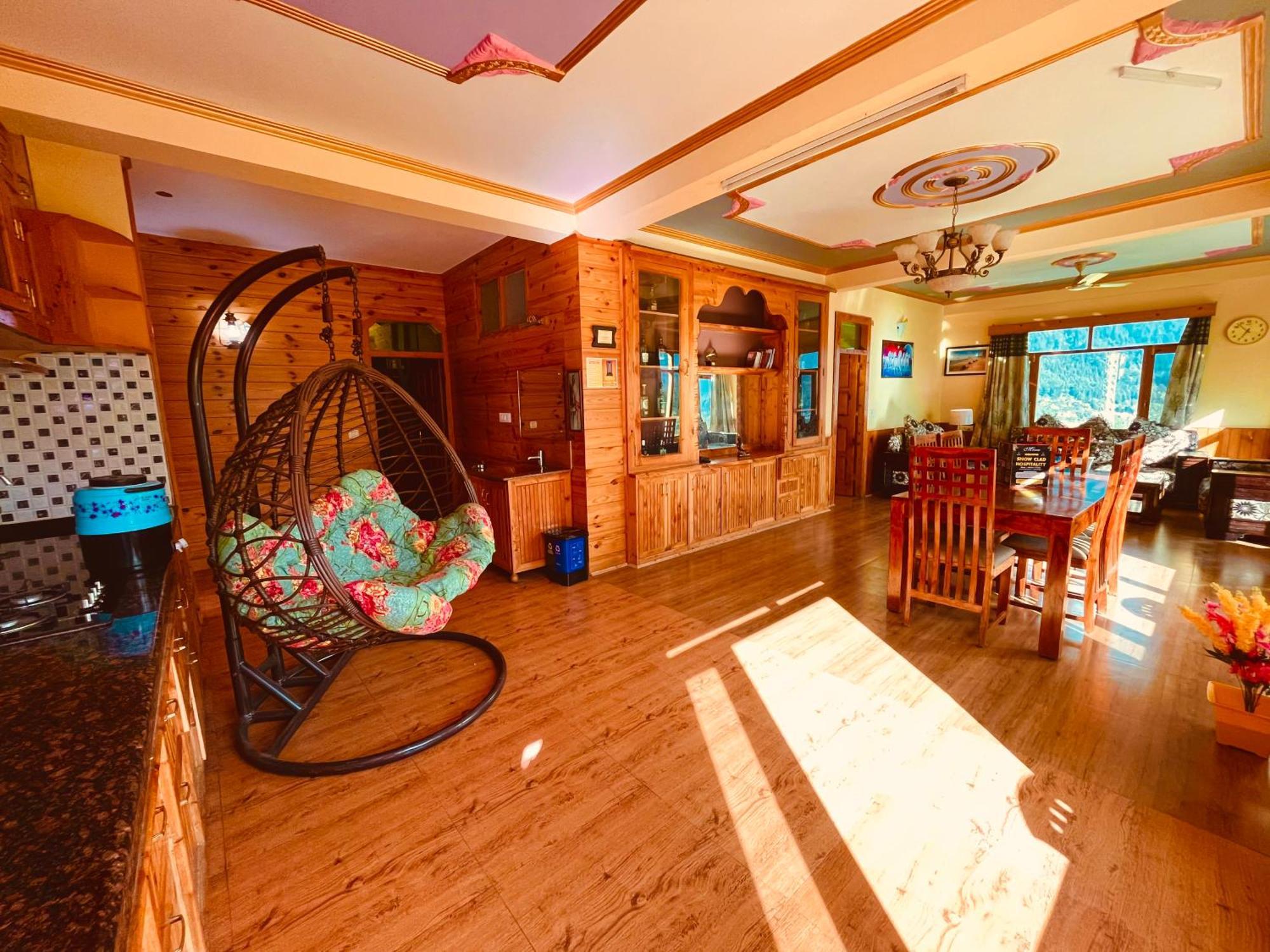 Woods Villa Cottage, Manali Manāli Exterior foto